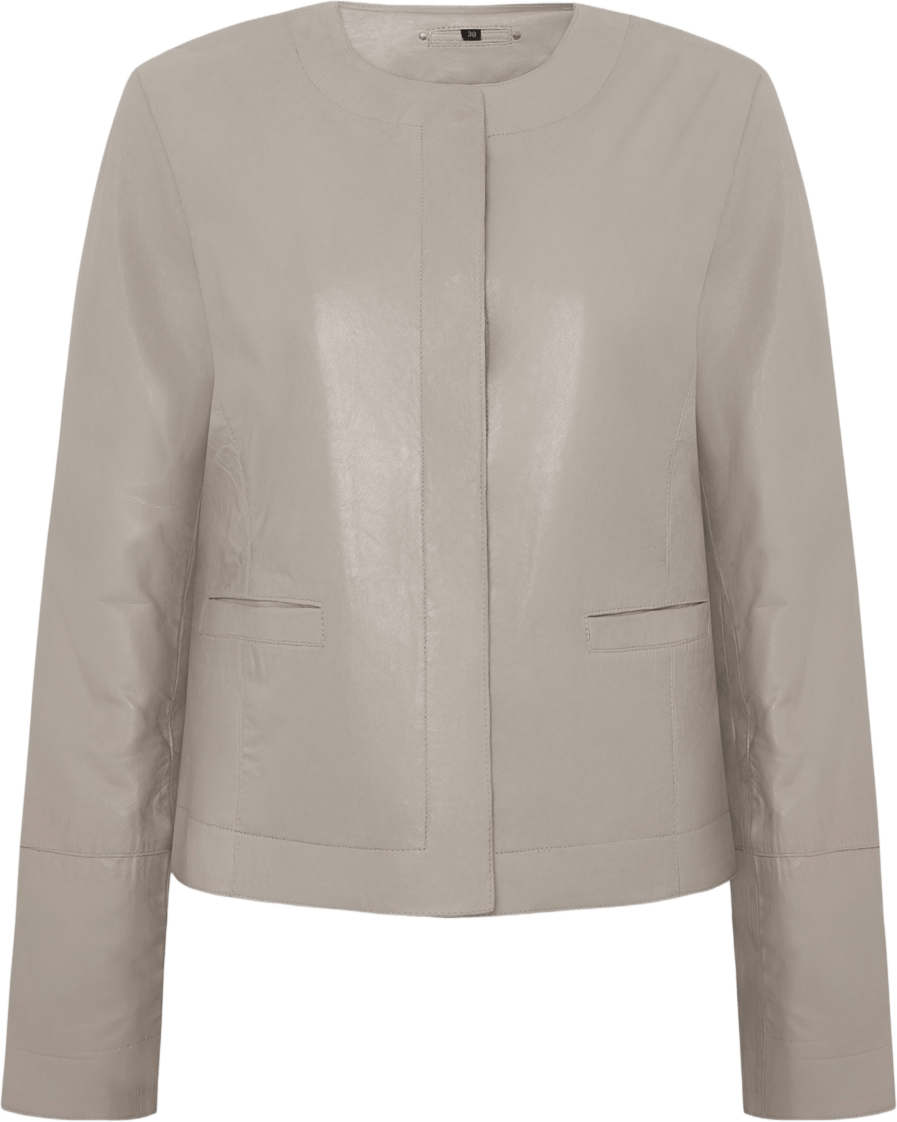 Tammy Jacket, från Saki, i färgen light stone.