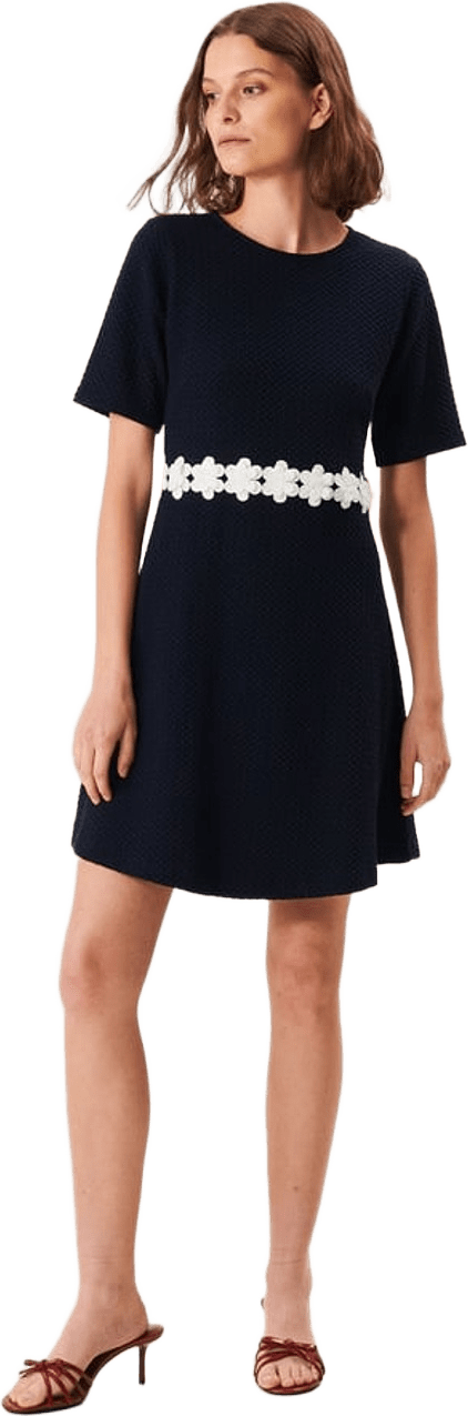 Mouna Dress, från Jumperfabriken, i färgen navy.