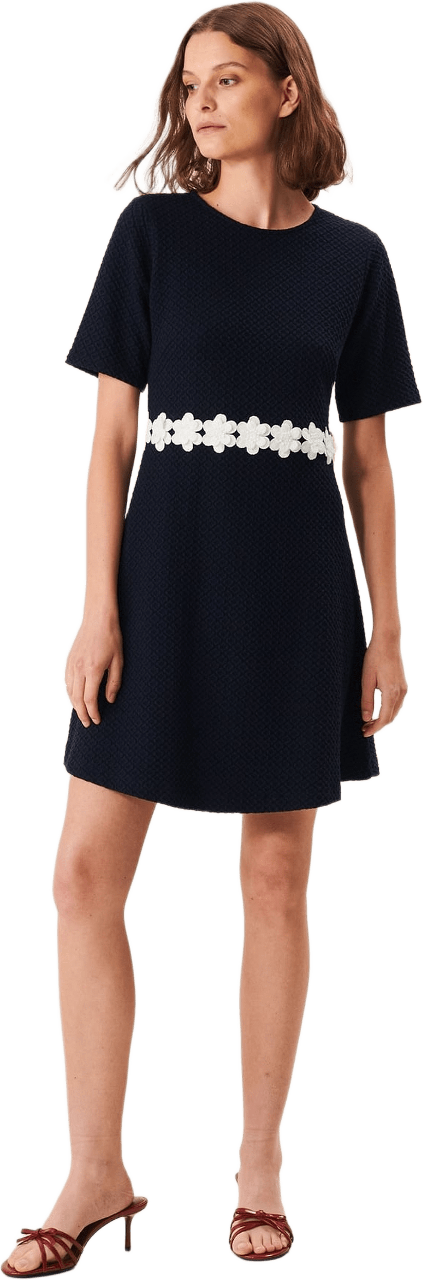 Mouna Dress, från Jumperfabriken, i färgen navy.