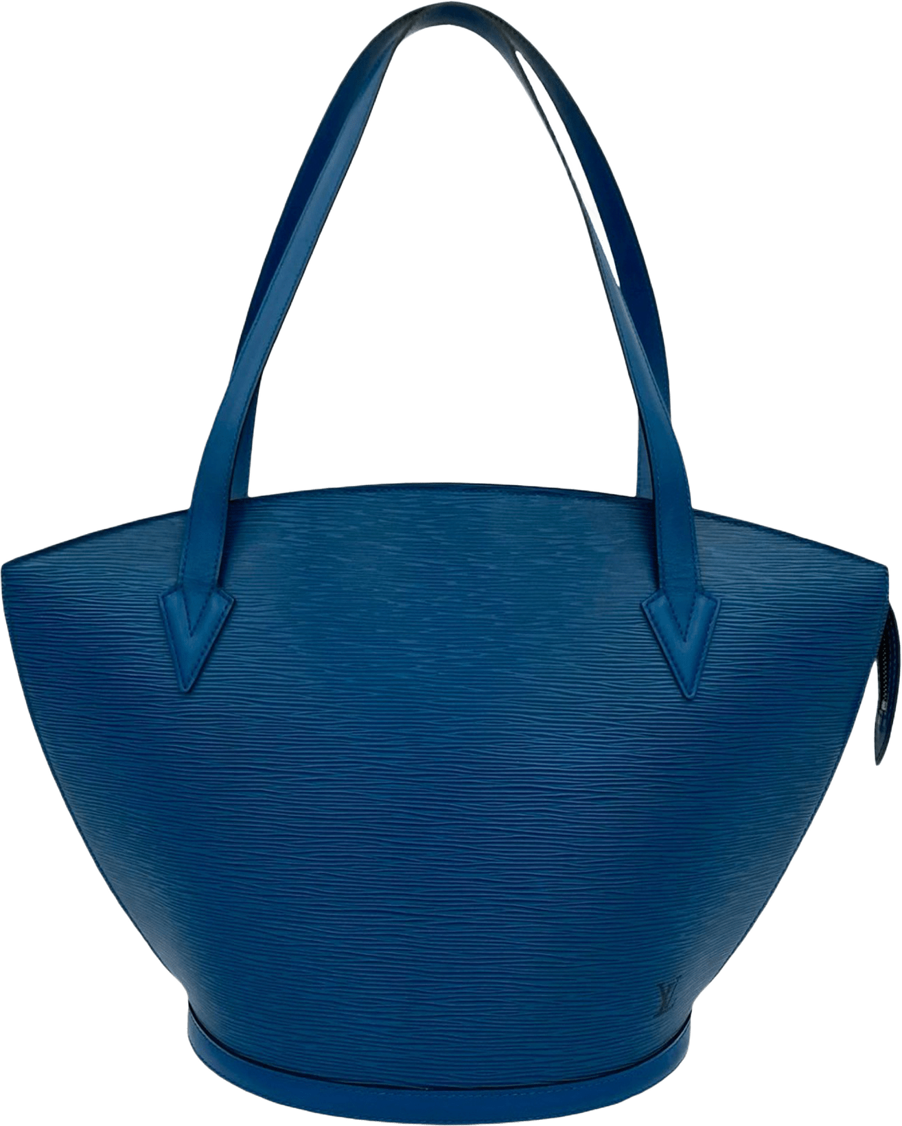 Louis Vuitton Epi Saint Jacques Gm Long Strap, från Luxclusif, i färgen blue.