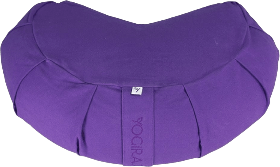 Meditationskudde Meditation Cushion, Crescent, från Yogiraj, i färgen lila.