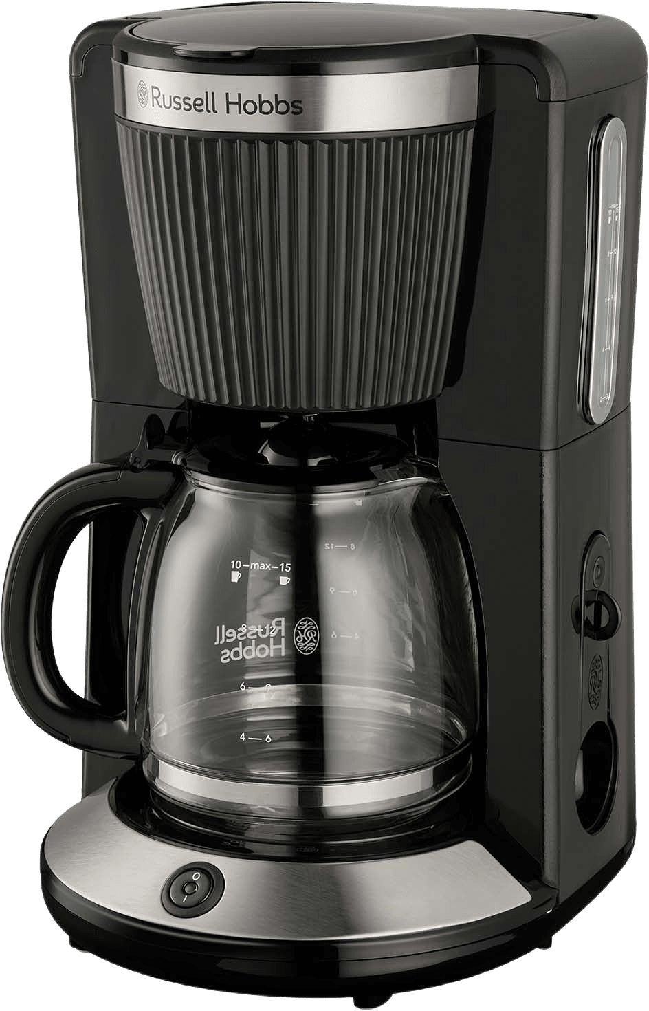 Kaffebryggare Brontë 1,25l, från Russell Hobbs, i färgen svart.