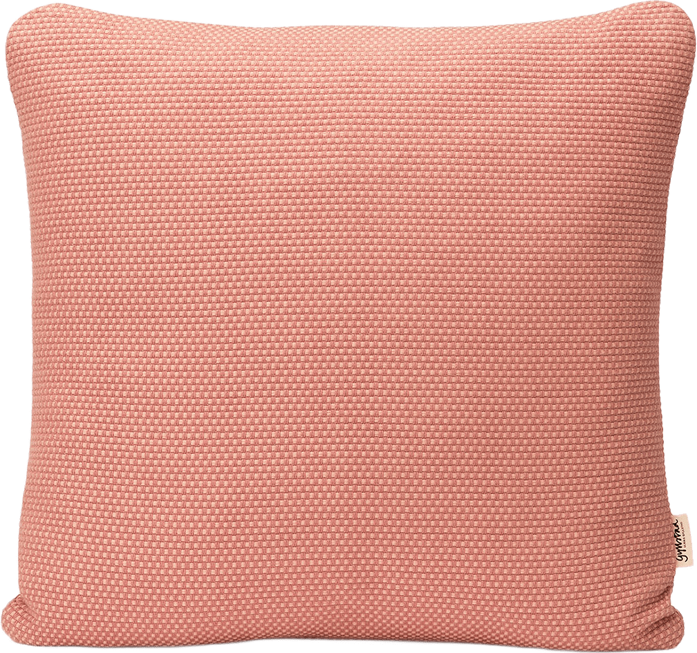 Kuddfodral H-weave, 50 Cm, från Gyllstad, i färgen soft rosa.