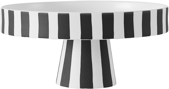 Toppu Tray, från OYOY Living, i färgen white,black.