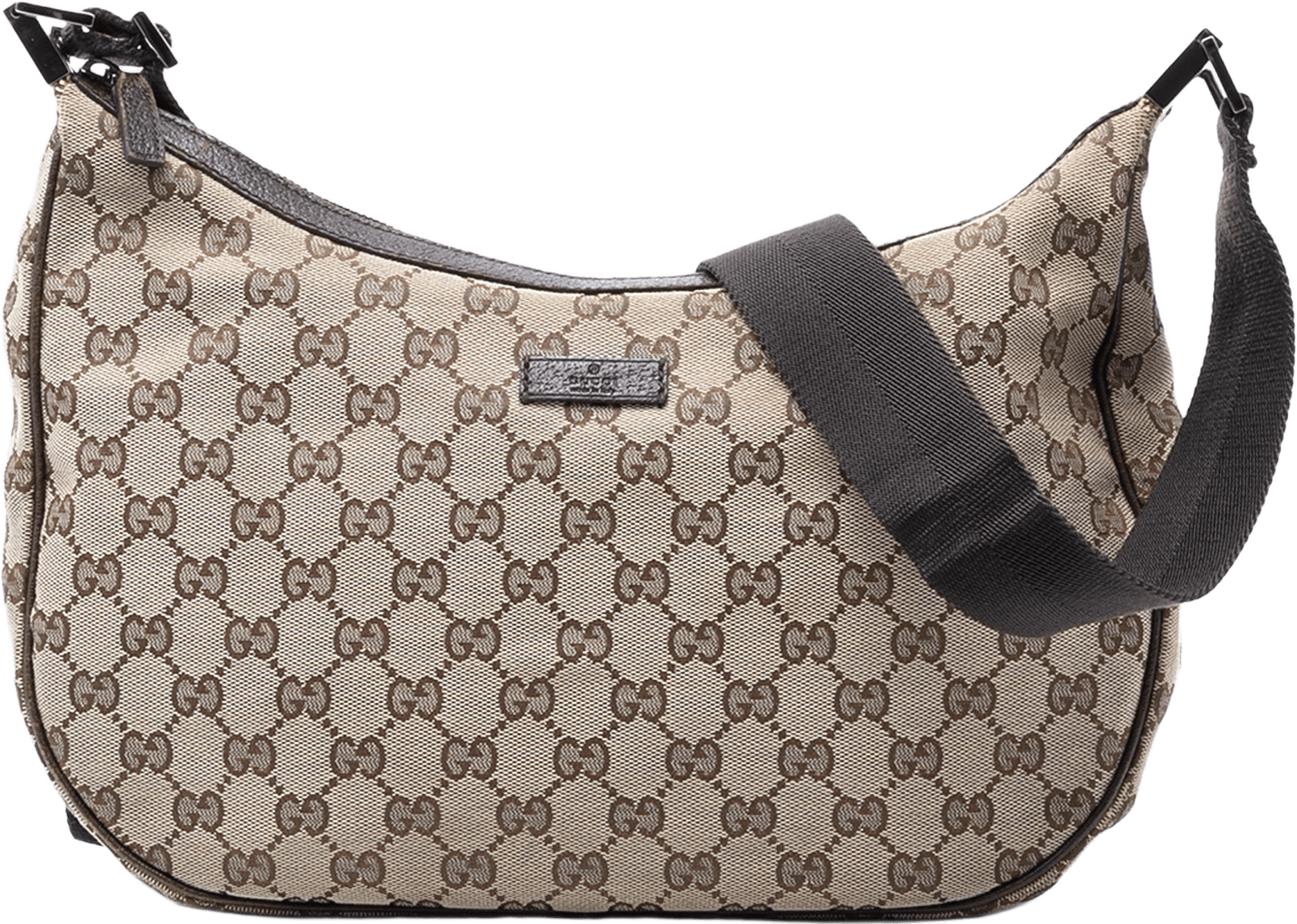 Gucci Gg Canvas Crossbody, från Luxclusif, i färgen beige.