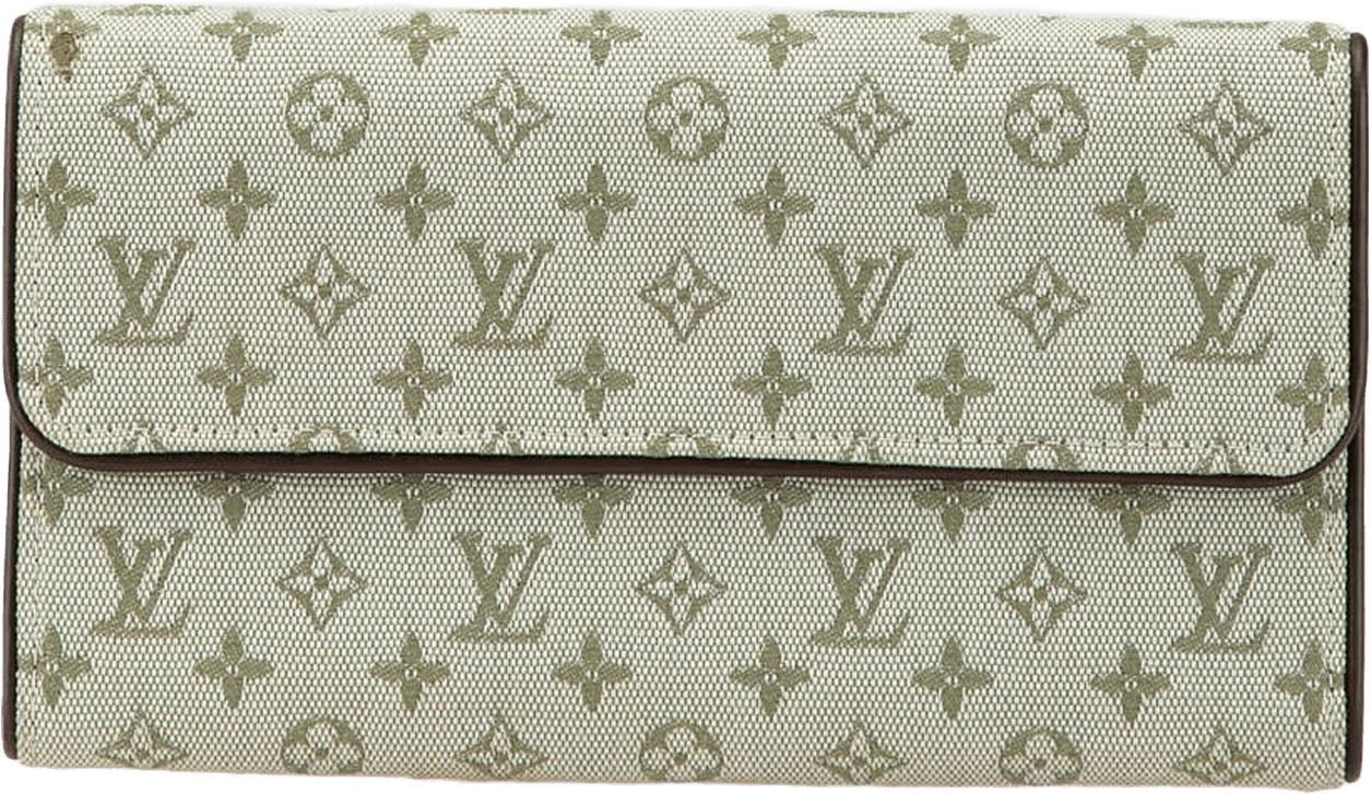 Louis Vuitton Monogram Mini Lin Porte Tresor International