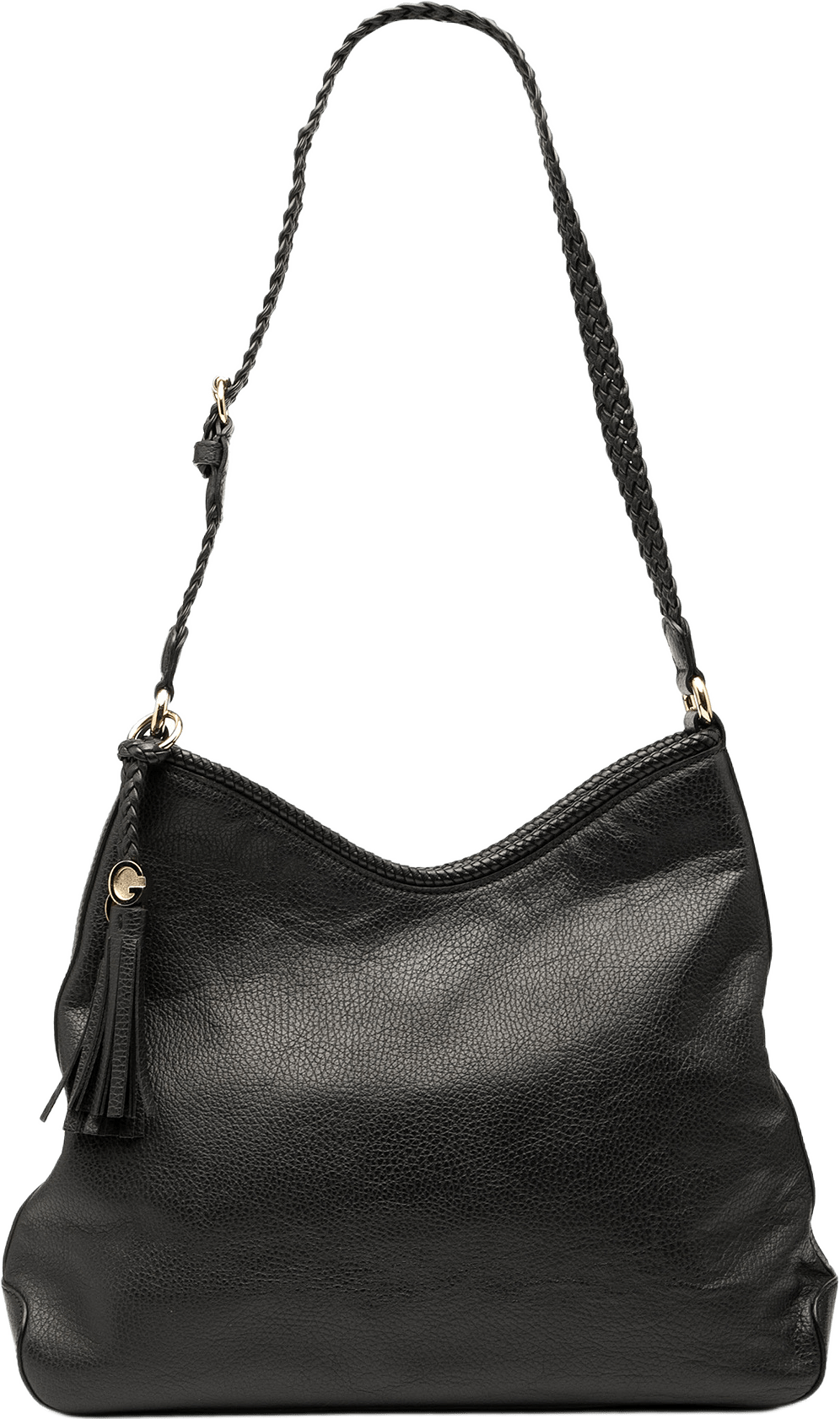 Gucci Medium Leather Marrakech Shoulder Bag, från Luxclusif, i färgen black.