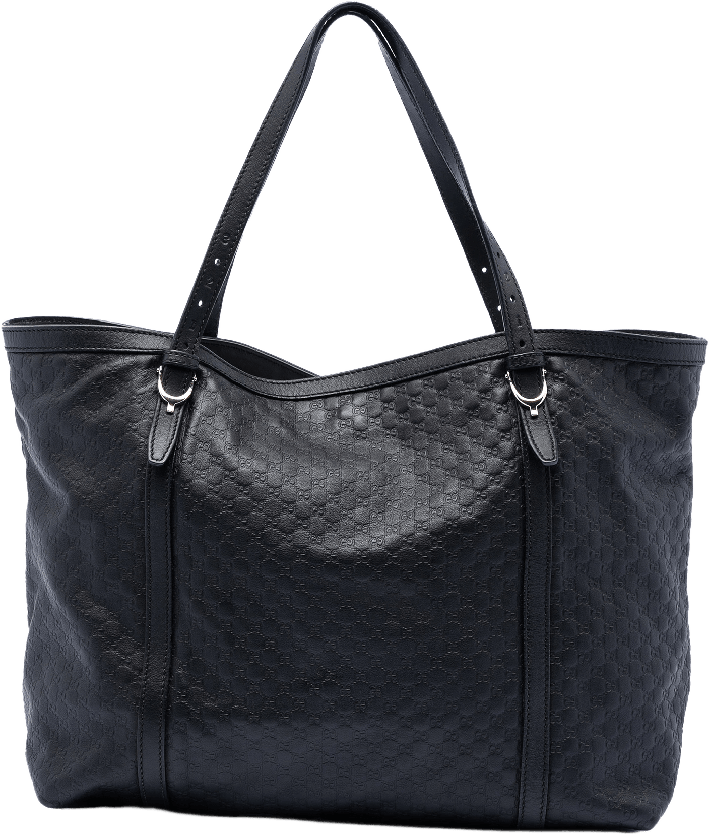 Gucci Microguccissima Nice Tote, från Luxclusif, i färgen black.