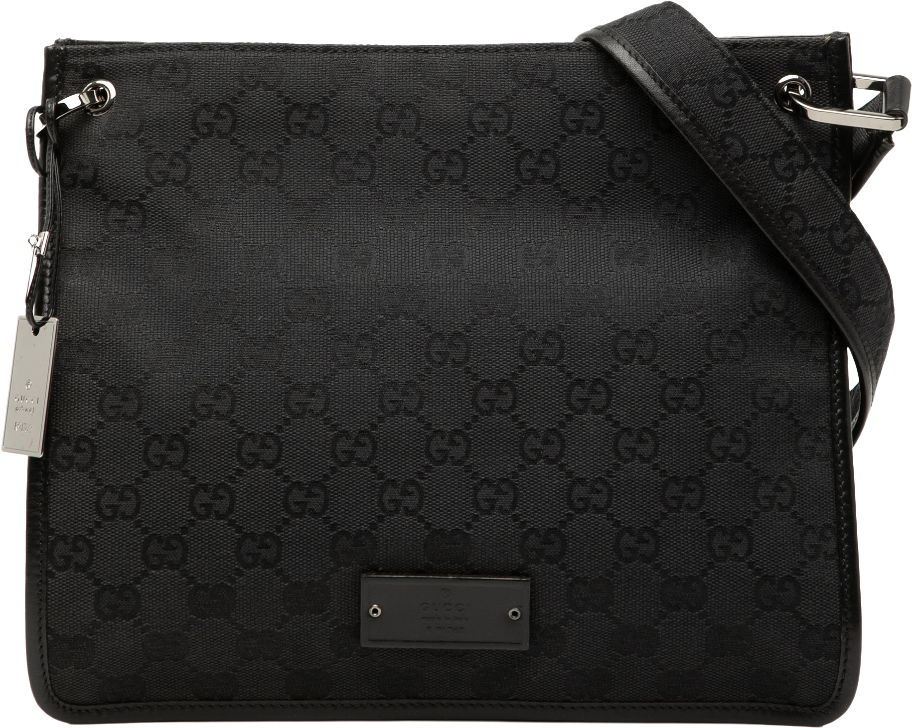 Gucci Gg Canvas Crossbody, från Luxclusif, i färgen black.
