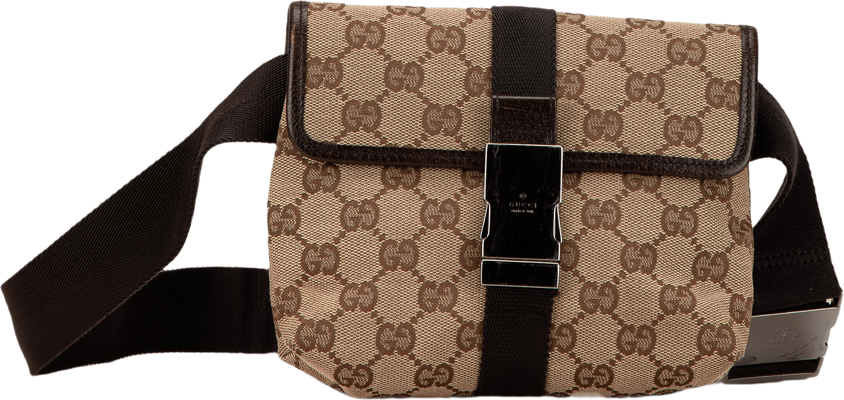 Gucci Gg Canvas Belt Bag, från Luxclusif, i färgen beige.