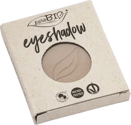 Eyeshadows - Powder - Refill, från PuroBio, i färgen 02 dove-grey refill.