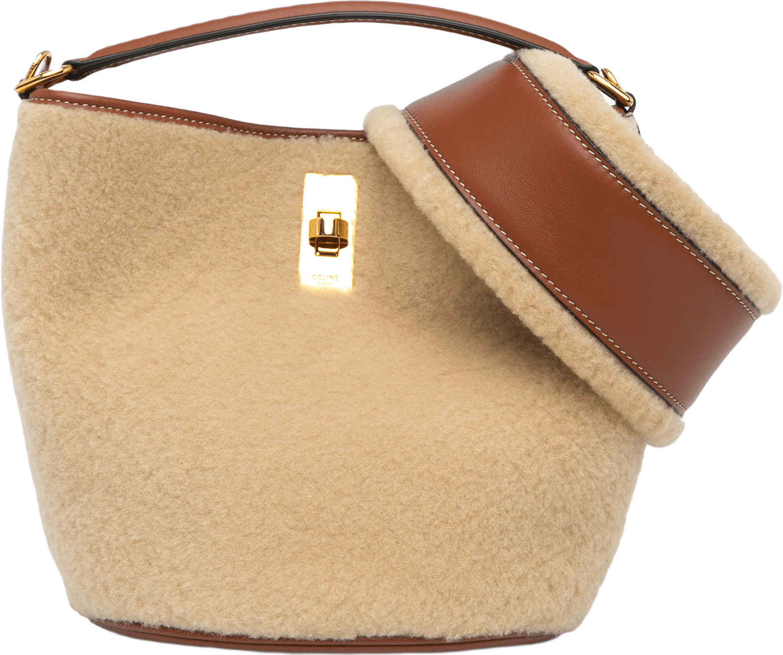 Celine Shearling Bucket 16