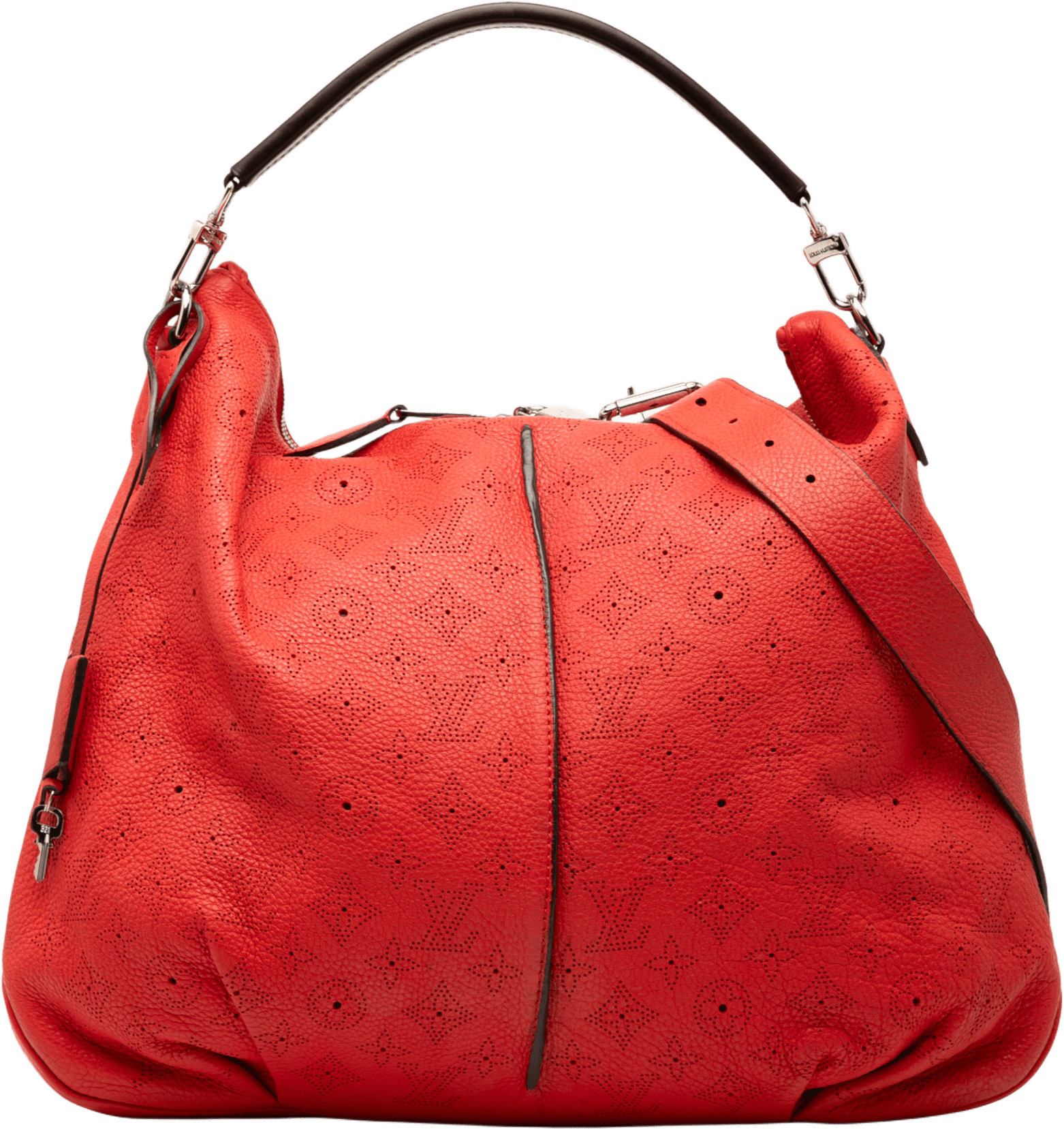 Louis Vuitton Monogram Mahina Selene Mm, från Luxclusif, i färgen red.