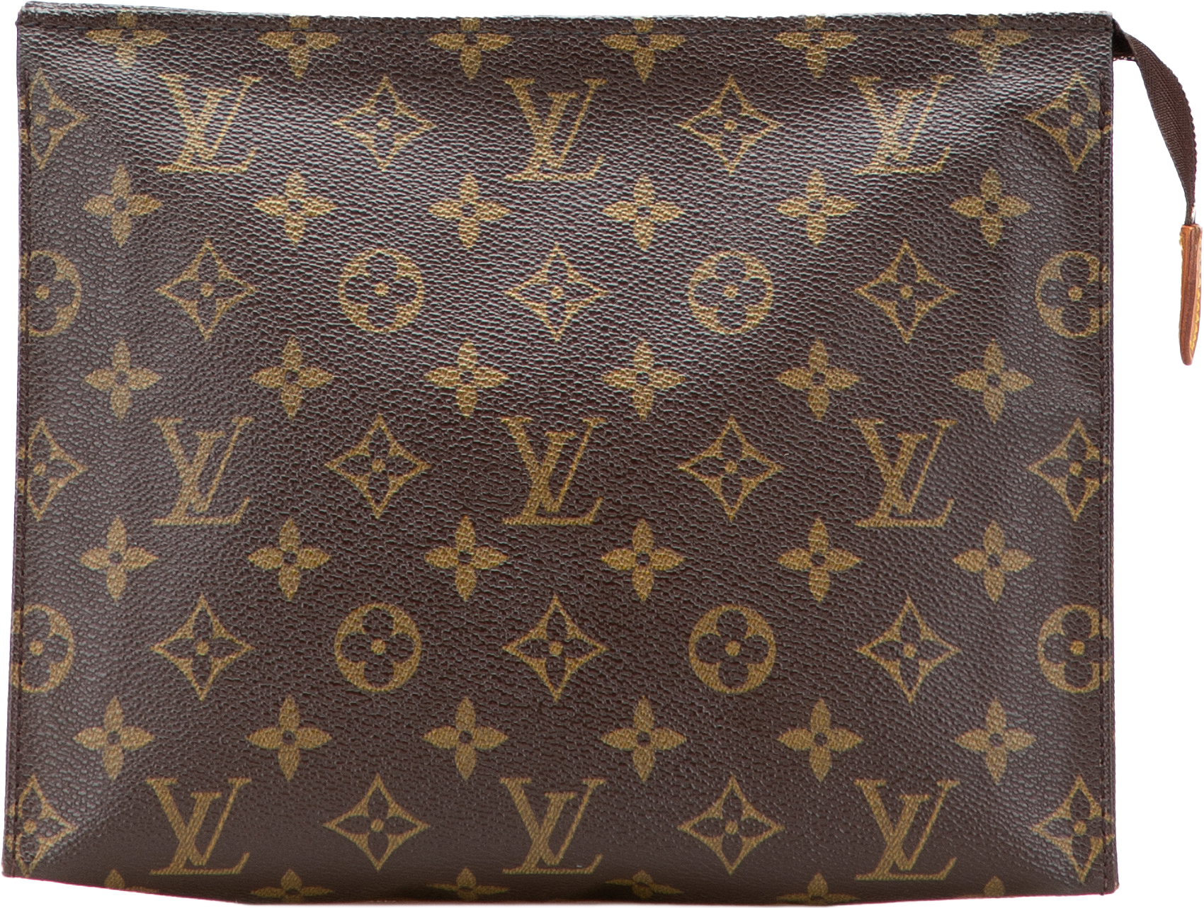 Louis Vuitton Monogram Toiletry Pouch 26, från Luxclusif, i färgen brown.