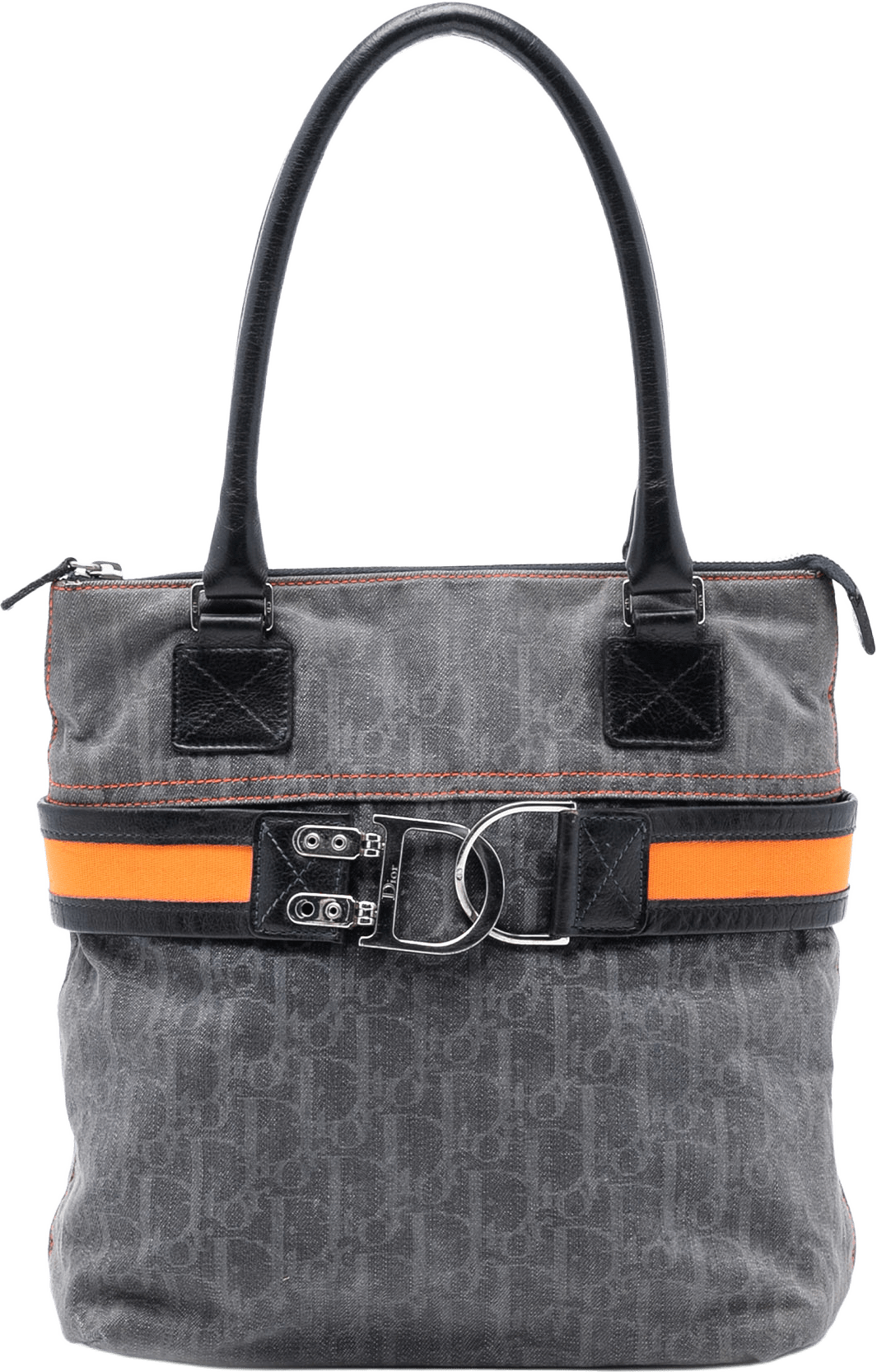 Dior Diorissimo Trotter Denim Flight Tote, från Luxclusif, i färgen navy.