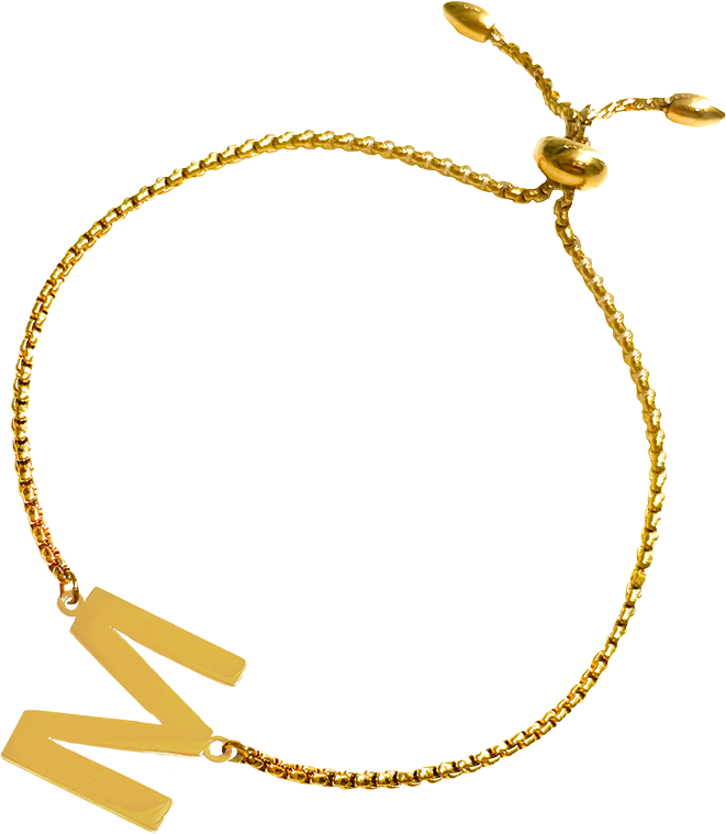 New Identity Bracelet D Gold