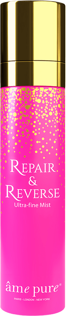 Repair & Reverse Ansiktsmist | 100 ml, från Âme Pure, i färgen pink and gold.