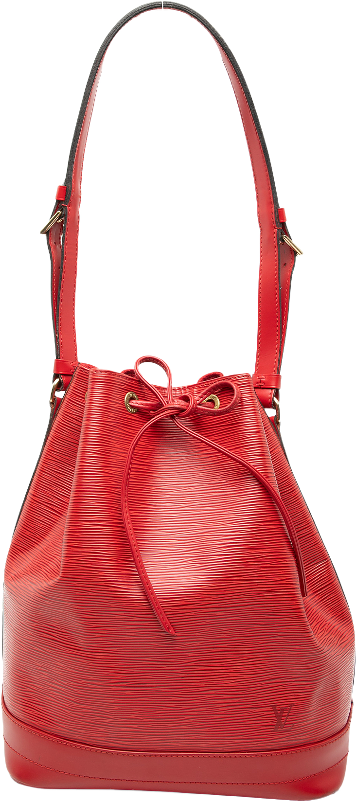 Louis Vuitton Epi Noe Gm, från Luxclusif, i färgen red.