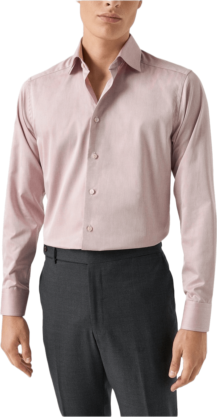 Signature Twill-skjorta Slim Fit, från Eton, i färgen orange.