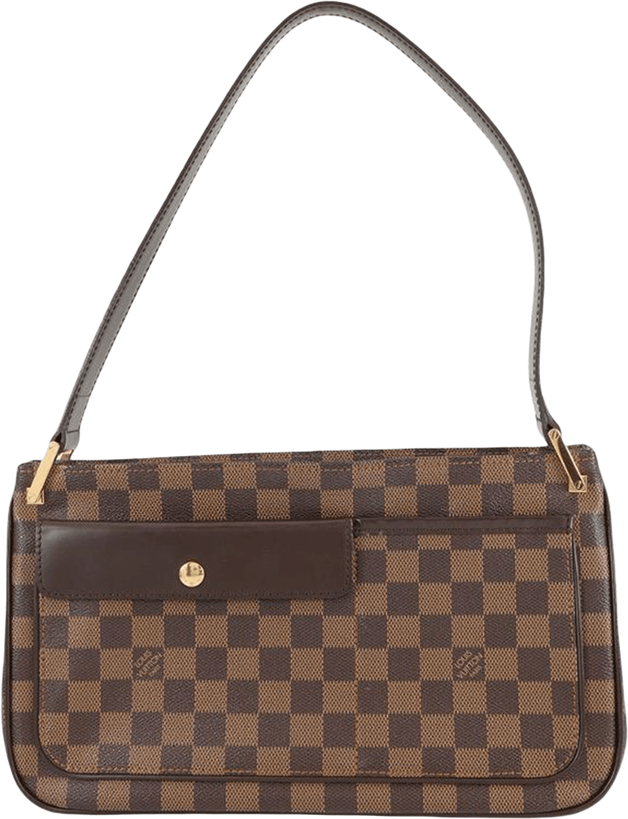 Louis Vuitton Damier Ebene Aubagne, från Luxclusif, i färgen brown.