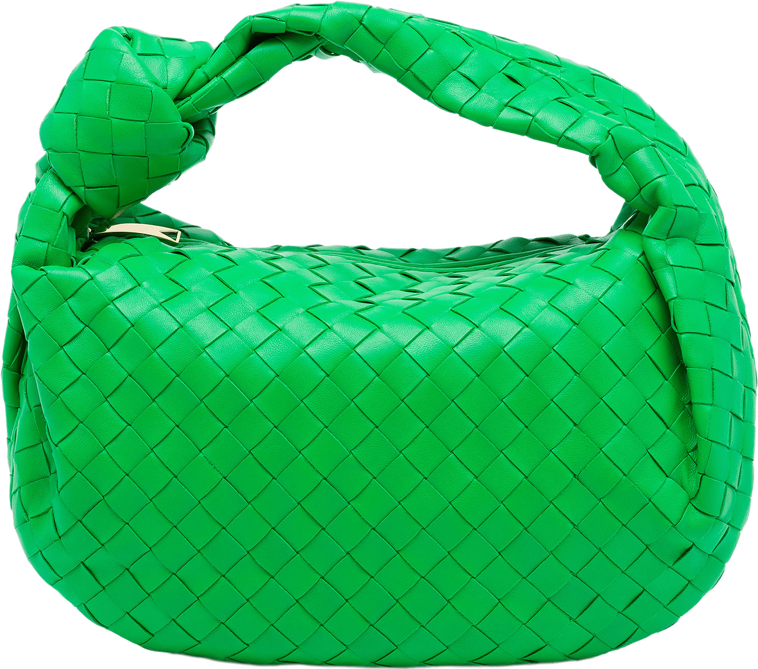 Bottega Veneta Teen Nappa Intrecciato Jodie, från Luxclusif, i färgen grön.