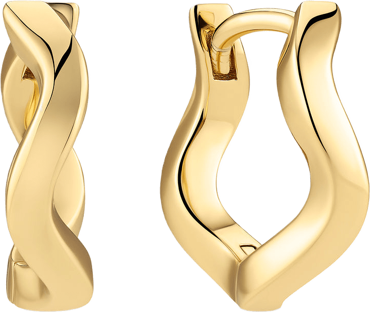 Ellera Waves Pianura Medio Earrings