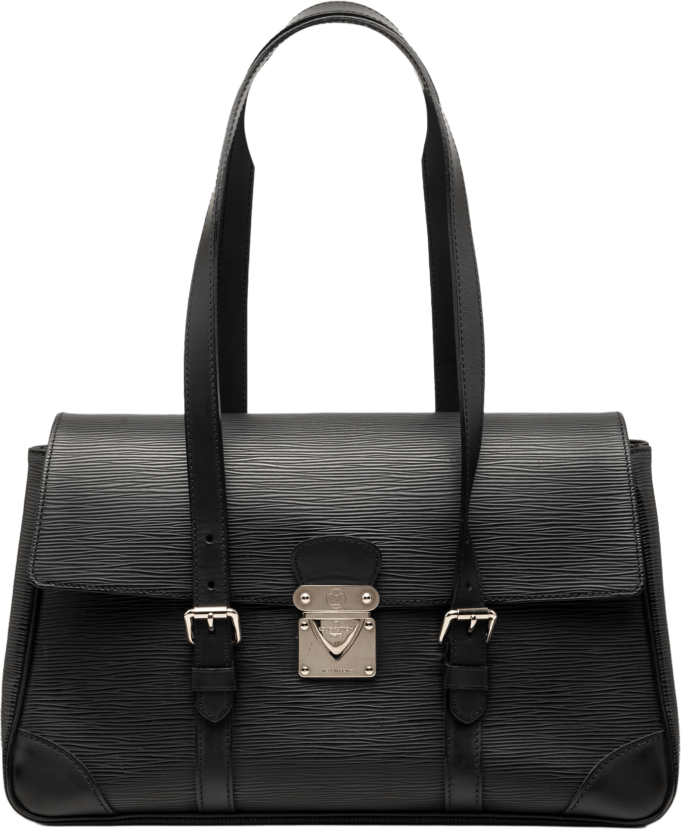 Louis Vuitton Epi Segur Mm, från Luxclusif, i färgen black.