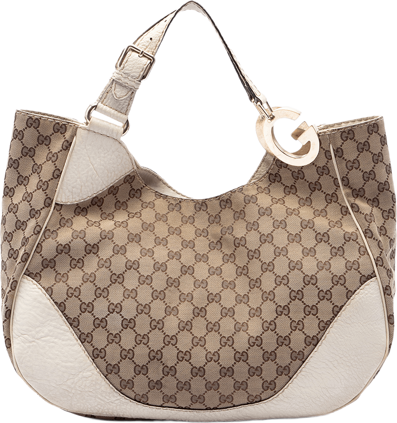 Gucci Gg Canvas Charlotte Tote, från Luxclusif, i färgen beige.