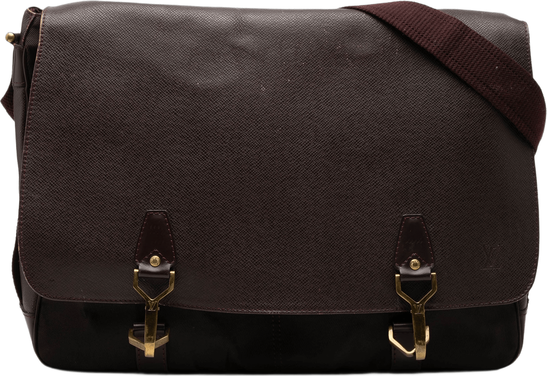 Louis Vuitton Taiga Dersou, från Luxclusif, i färgen röd.