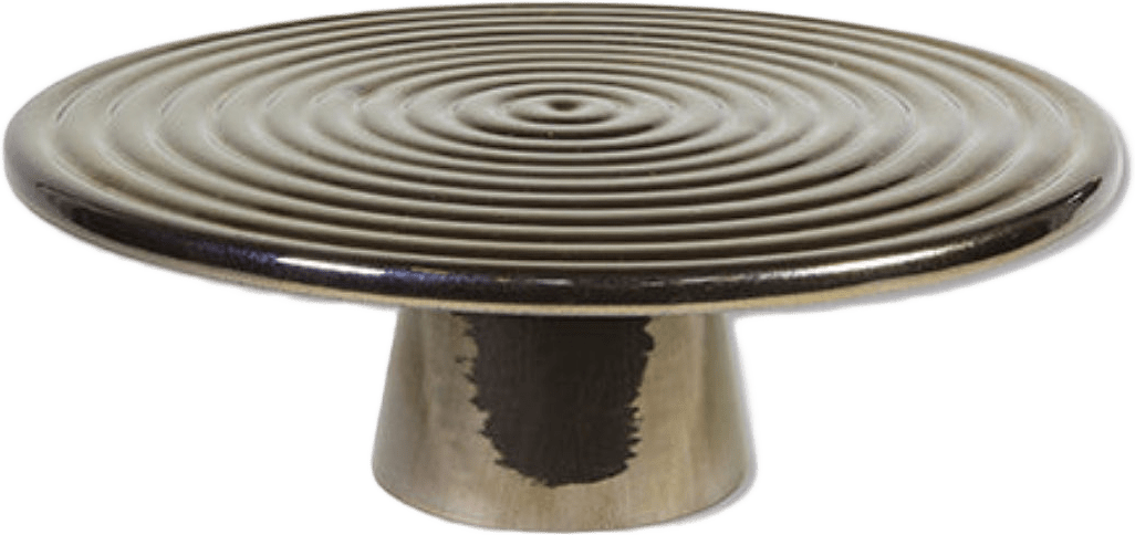 Tårtfat Platinum 20ø, från Dutchdeluxes, i färgen gold.