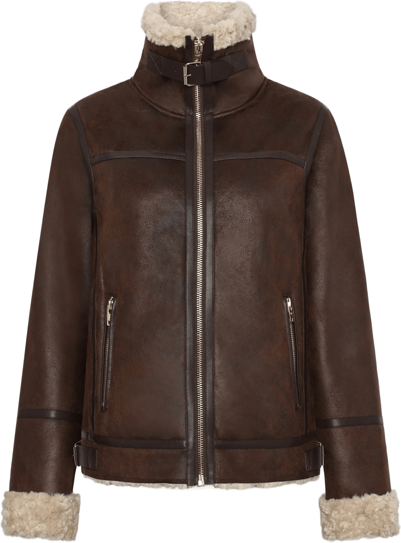 Belle Jacket, från ROCKANDBLUE, i färgen dark brown.