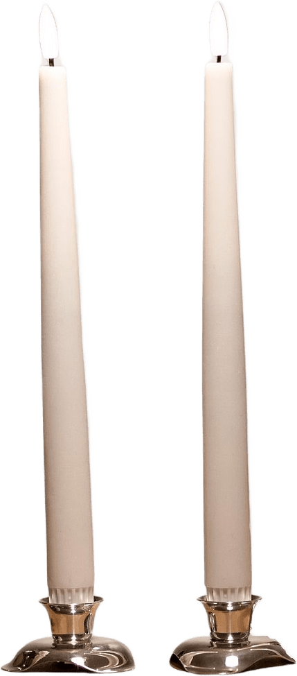 Luna Led Kronljus Vit 28 cm 2 St