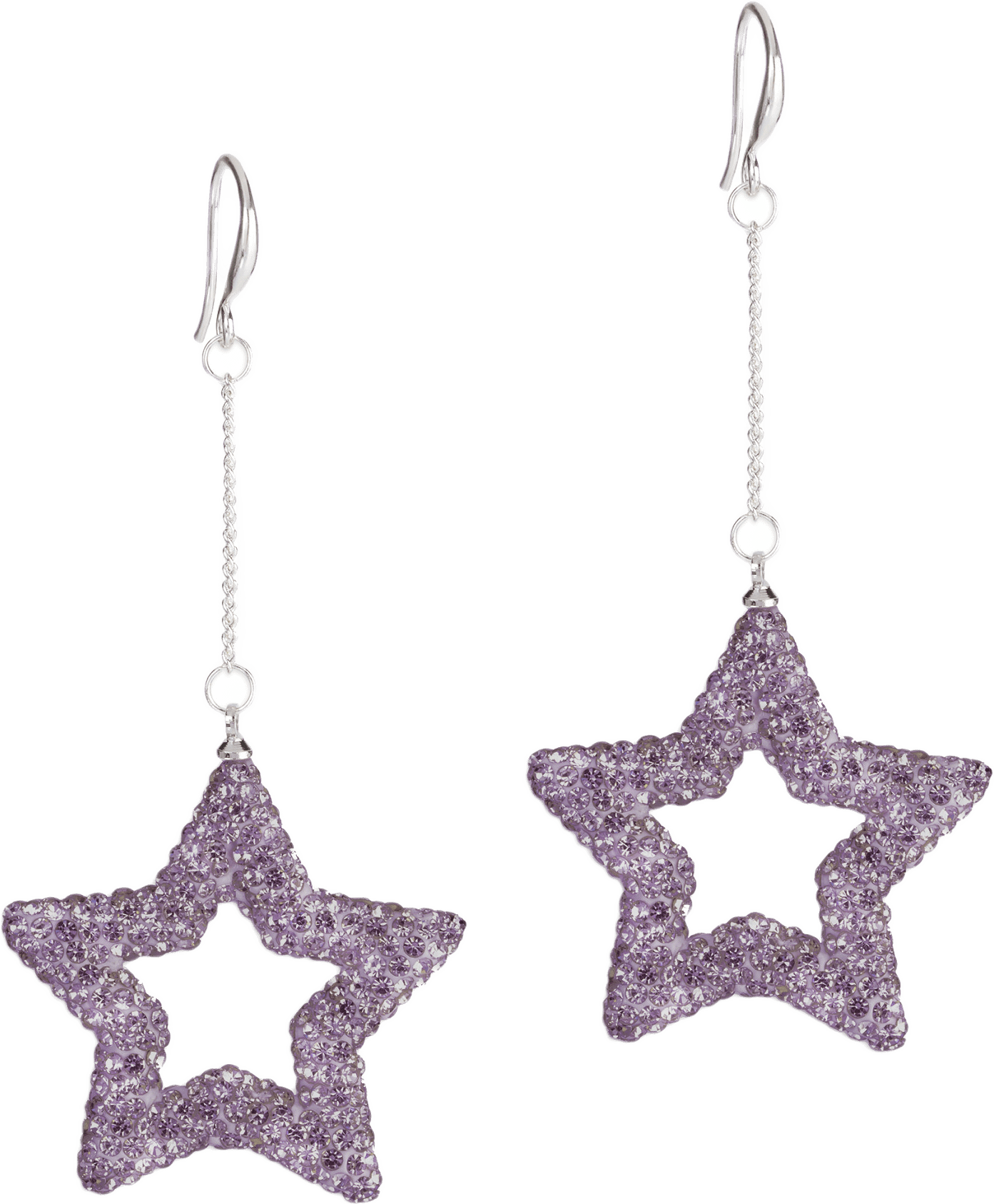 Star Rhine Örhänge, från pfgSTOCKHOLM, i färgen purple.