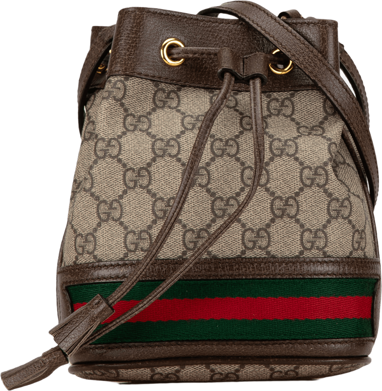 Gucci Mini Gg Supreme Ophidia Bucket Bag