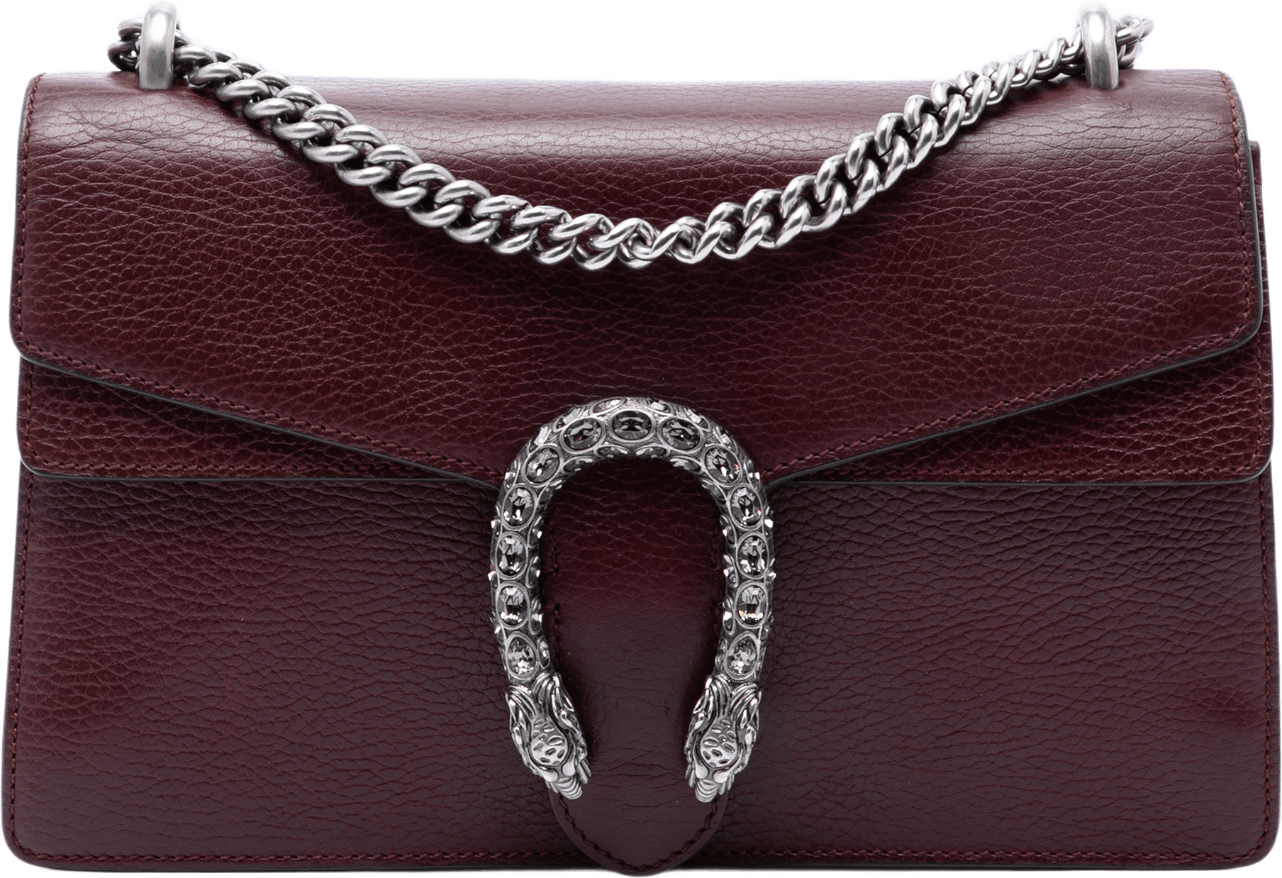 Gucci Medium Calfskin Dionysus Shoulder Bag, från Luxclusif, i färgen röd.