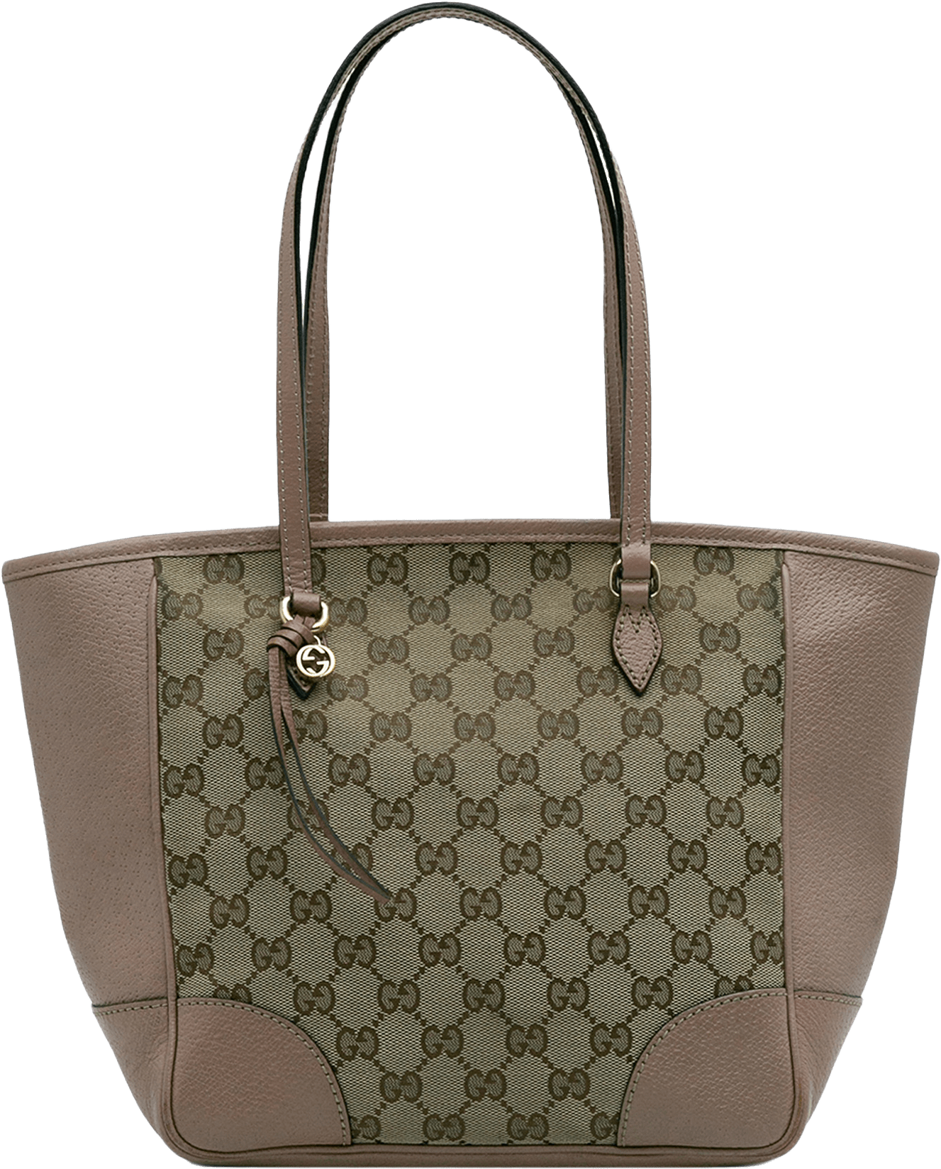 Gucci Gg Canvas Bree Tote, från Luxclusif, i färgen beige.