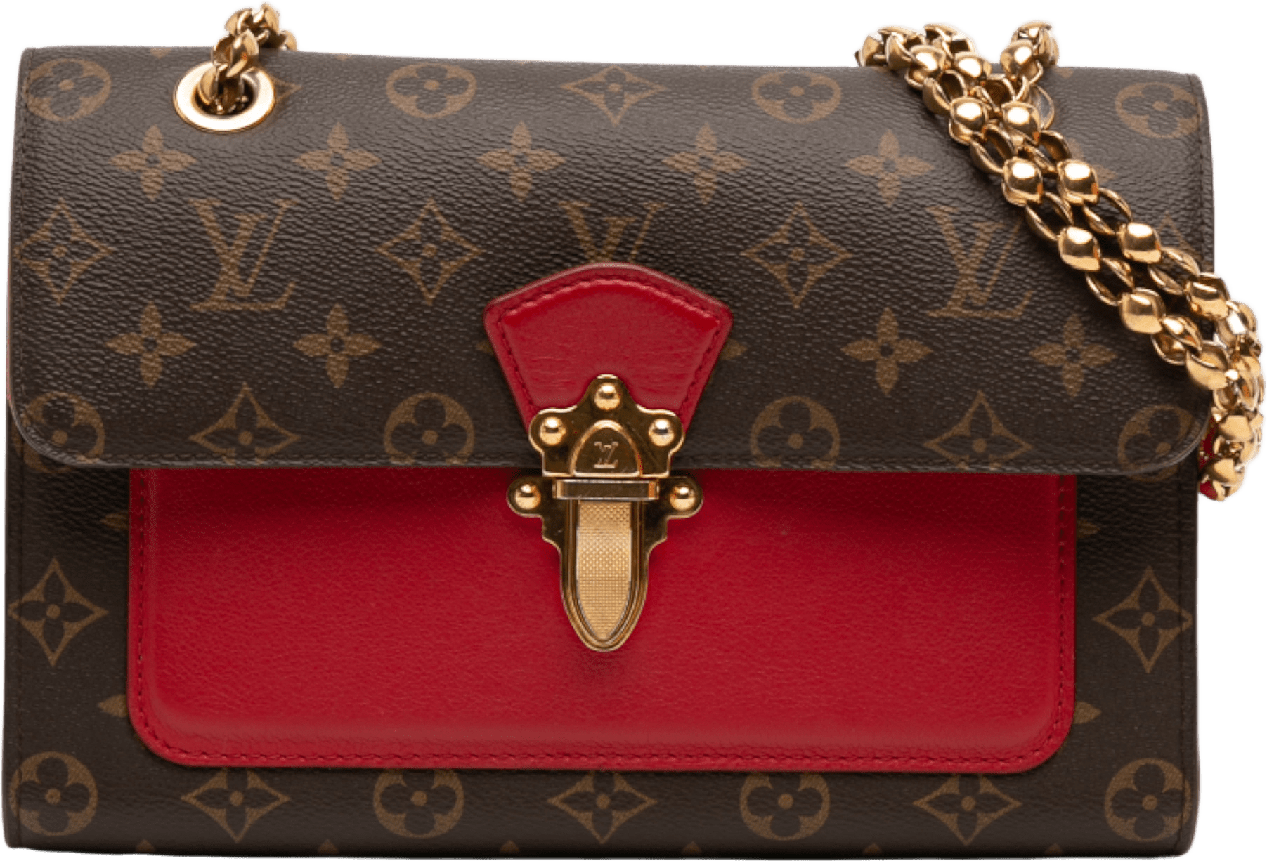 Louis Vuitton Monogram Victoire, från Luxclusif, i färgen brown.