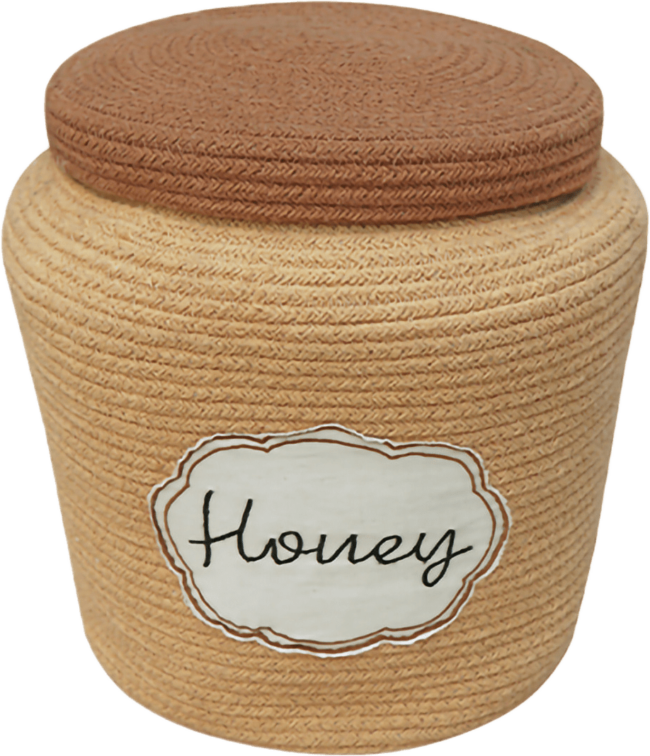 Korg Honungsburk, från LORENA CANALS, i färgen honey, toffee.