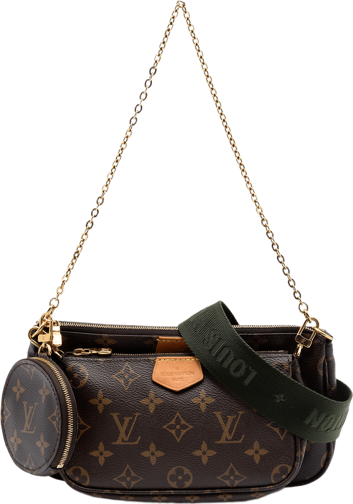 Louis Vuitton Monogram Multi Pochette Accessoires, från Luxclusif, i färgen brown.