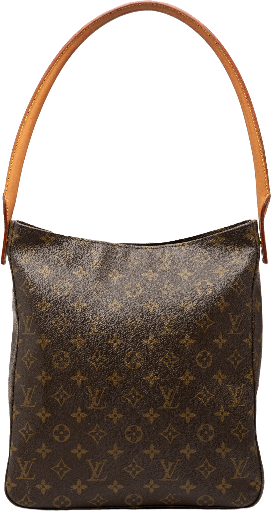 Louis Vuitton Monogram Looping Gm, från Luxclusif, i färgen brown.