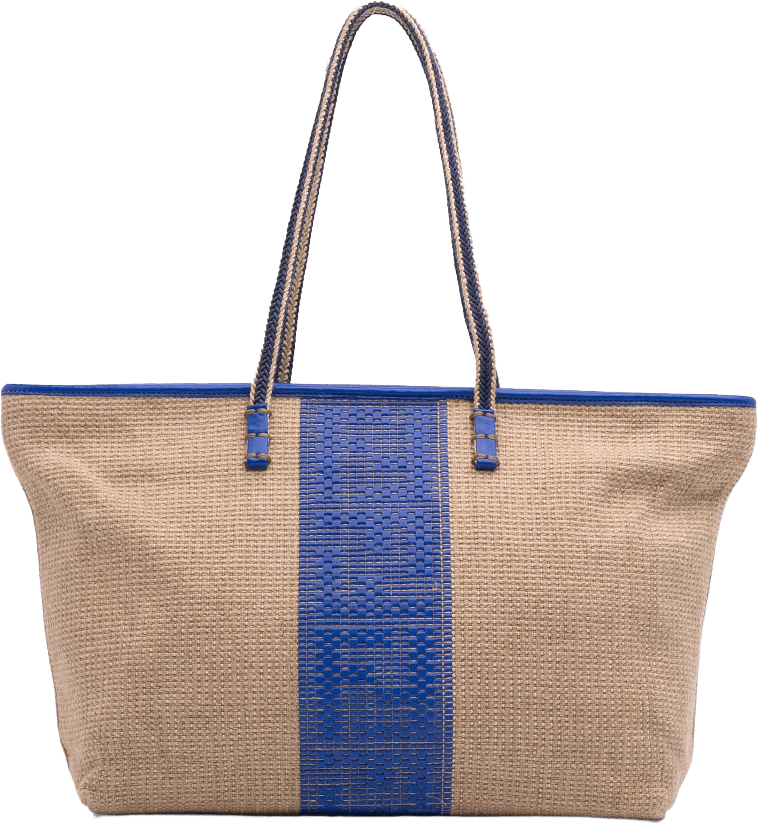 Fendi Zucca Raffia Roll Tote