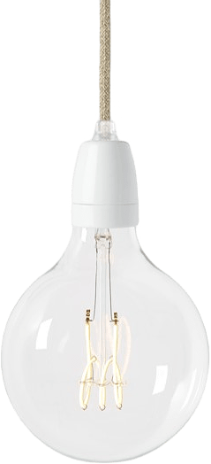 Fönsterlampa Classic White