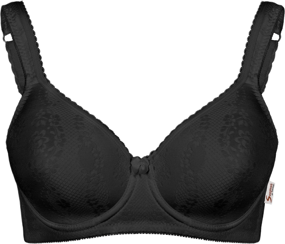 Adorable Shape Vadderad Bh, från Swegmark, i färgen svart.