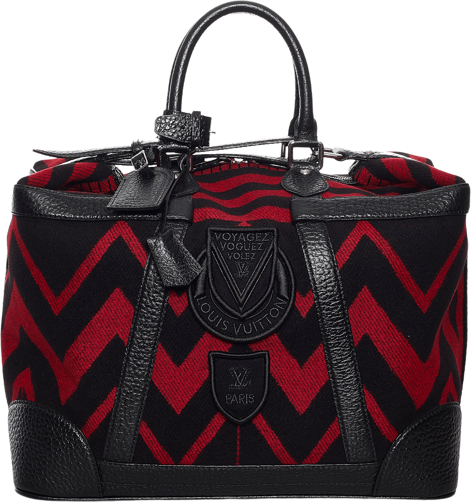 Louis Vuitton Grimaud Vail Blanket, från Luxclusif, i färgen red.