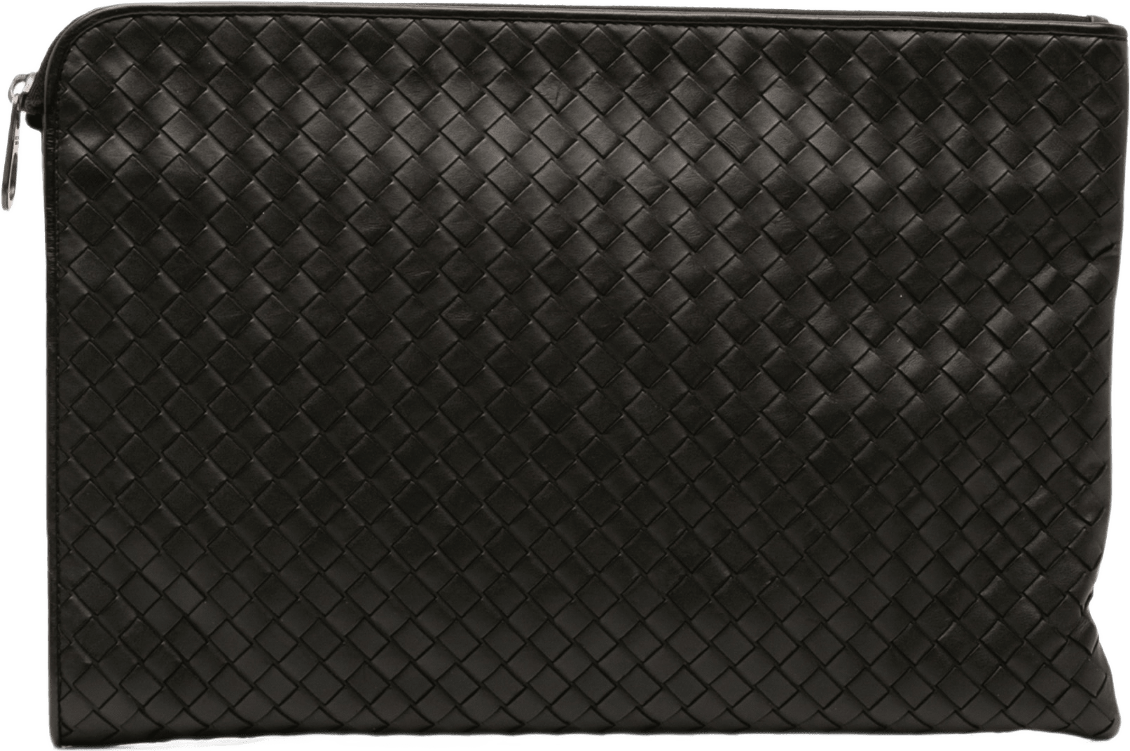 Bottega Veneta Medium Nappa Intrecciato Document Case, från Luxclusif, i färgen svart.