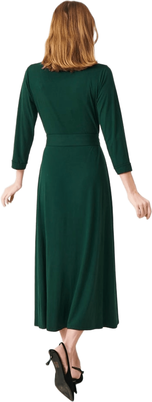 Tamara Dress, från Jumperfabriken, i färgen green.