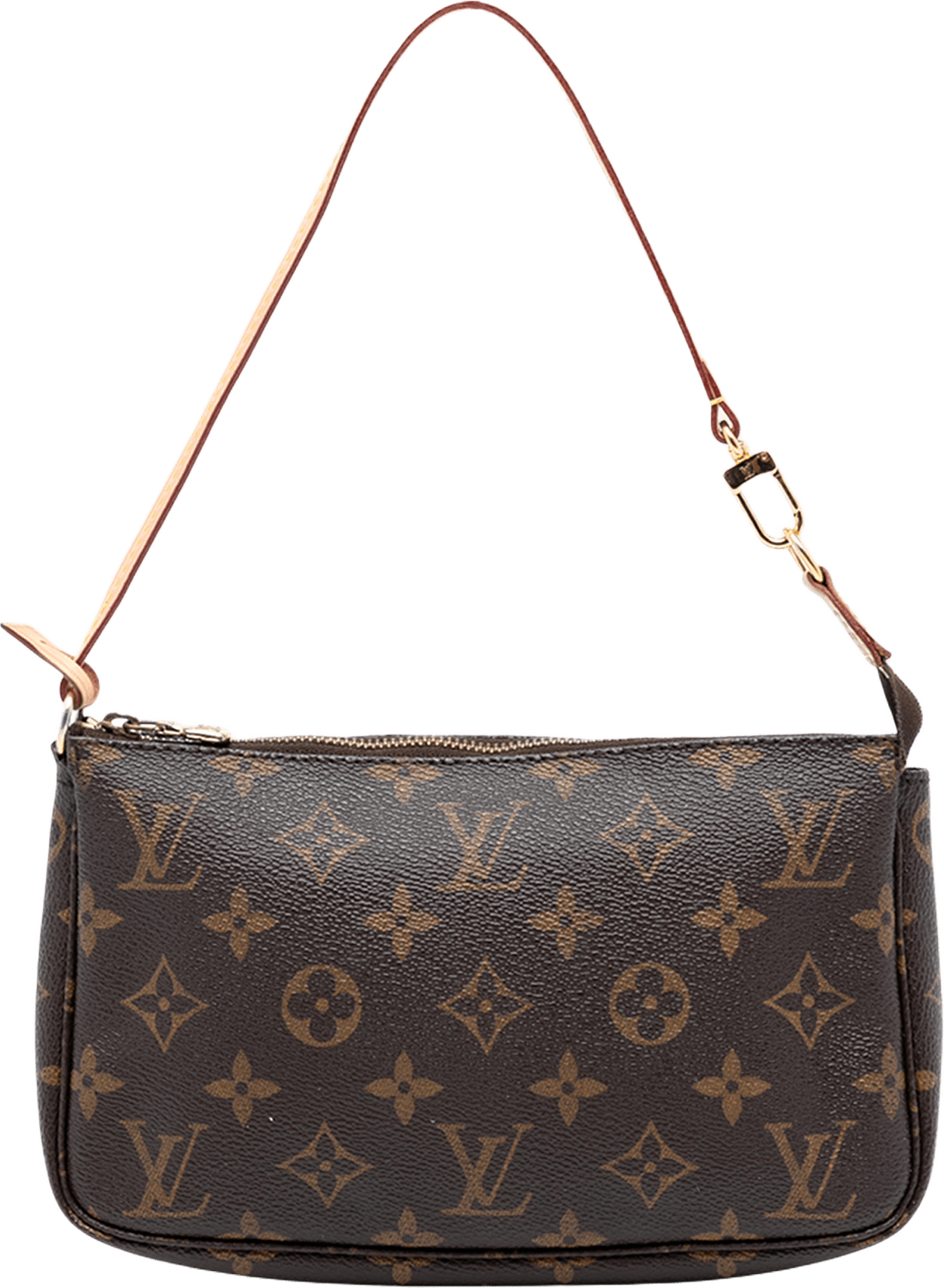 Louis Vuitton Monogram Pochette Accessoires, från Luxclusif, i färgen brown.