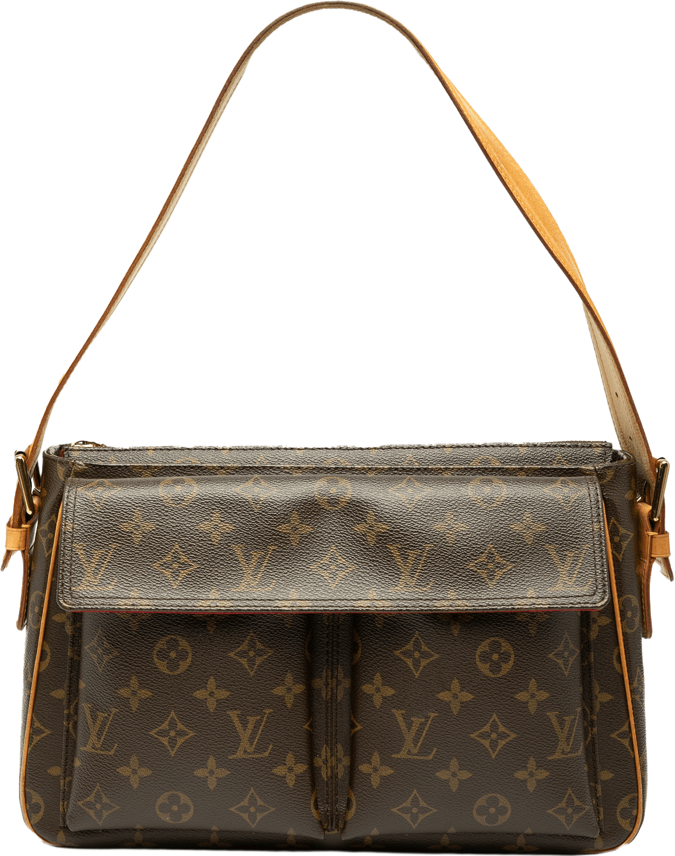 Louis Vuitton Monogram Viva Cite Gm, från Luxclusif, i färgen brown.