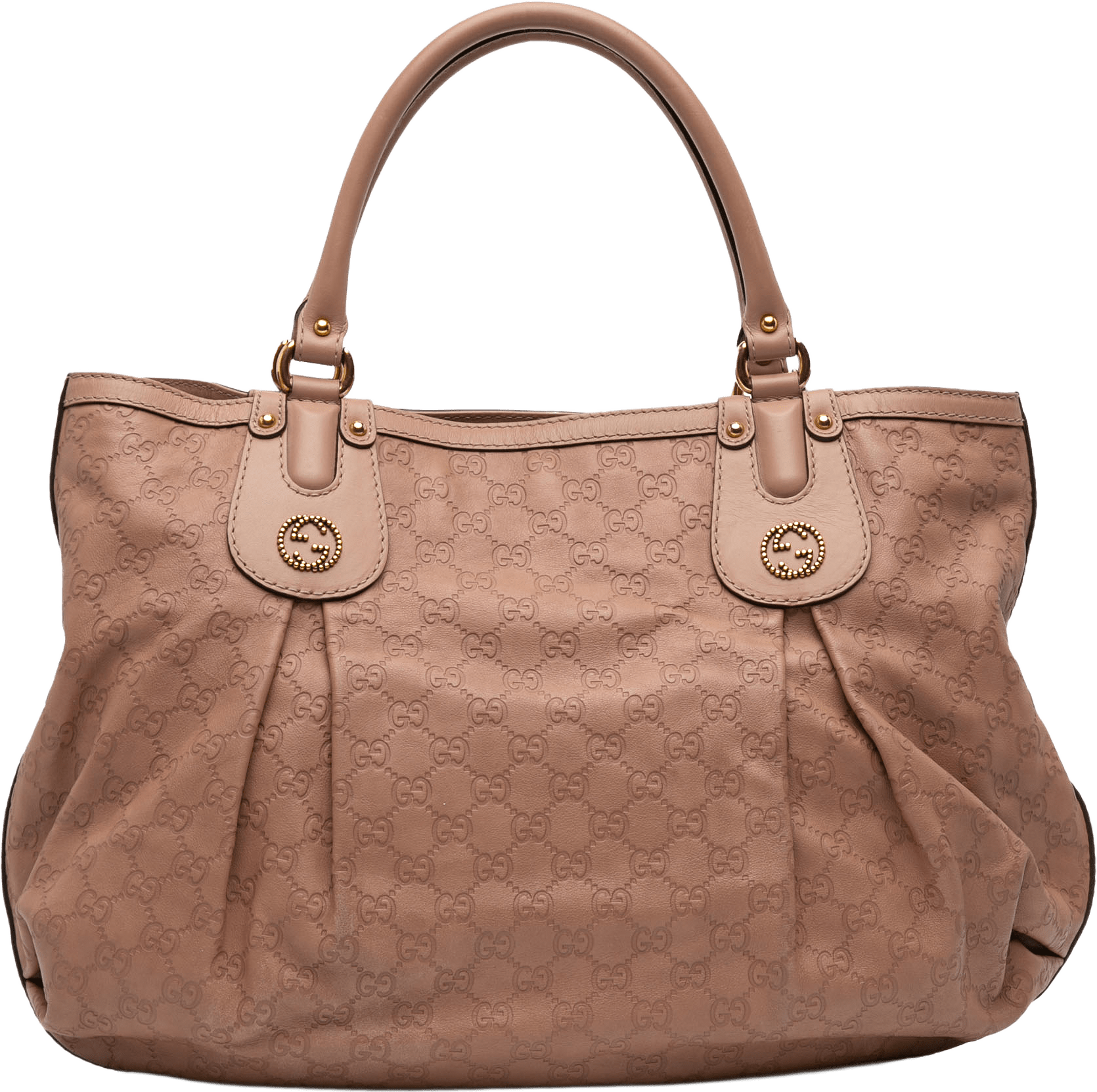 Gucci Large Guccissima Scarlett Tote, från Luxclusif, i färgen pink.