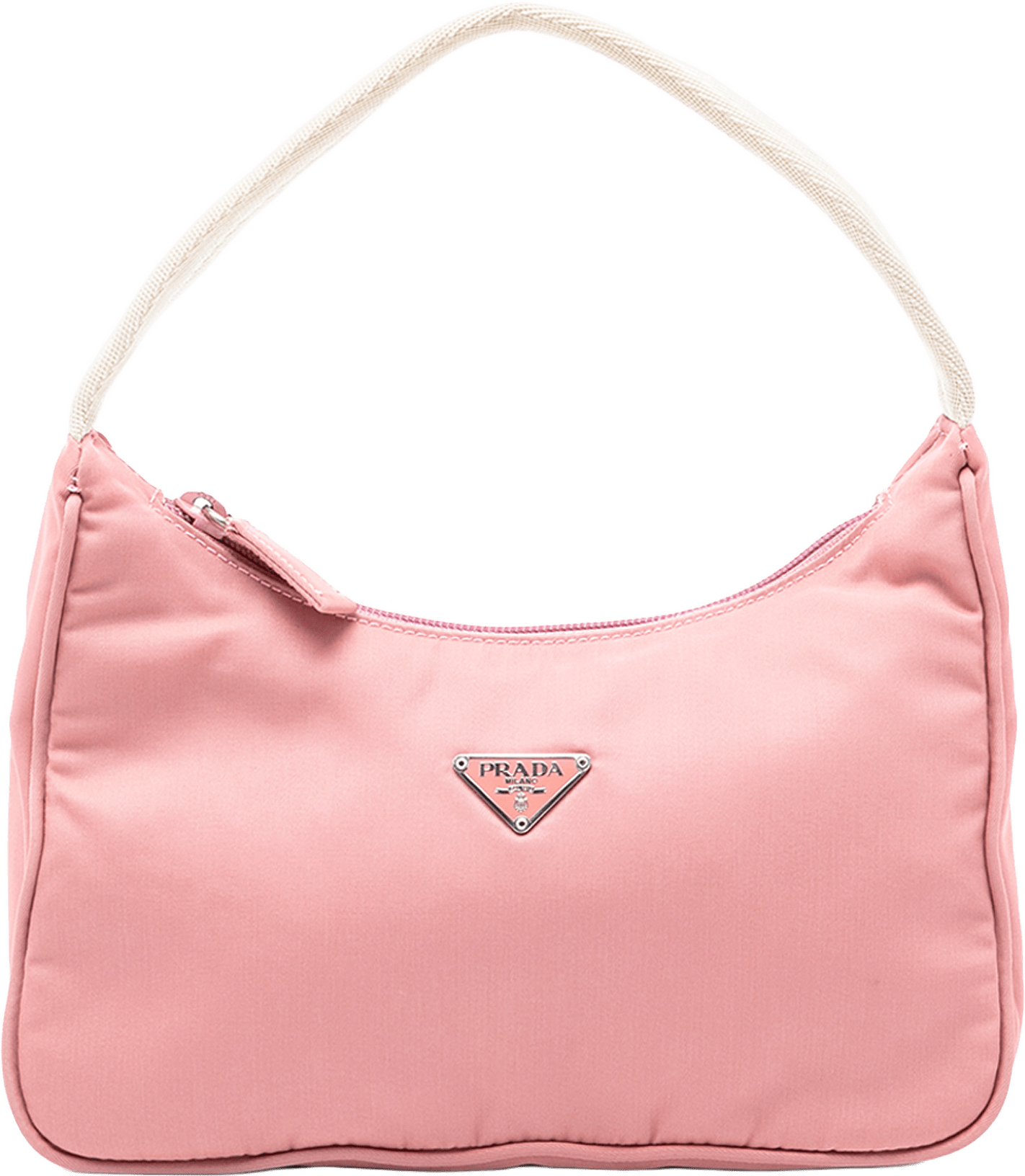 Prada Tessuto Shoulder Bag, från Luxclusif, i färgen blush.